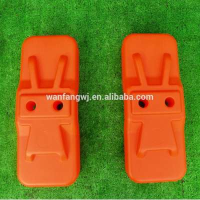 Plastic Temporary Fence Base Red & Orange