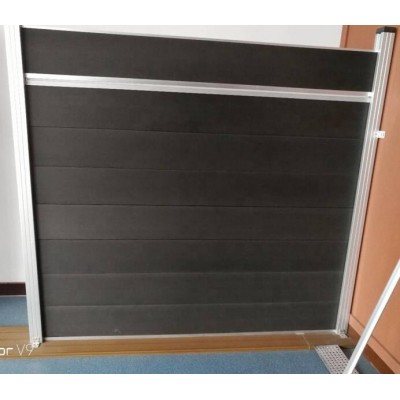 Black Color PP Material Fence Panel