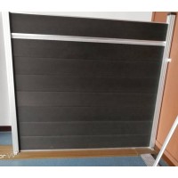 Black Color PP Material Fence Panel